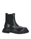 Dsquared2 Chunky Sole Leather Chelsea Boots In Black