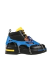 Dsquared2 Man Ankle Boots Black Size 8 Soft Leather, Textile Fibers In Black