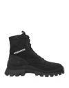 Dsquared2 Panelled-design Leather Boots In Black