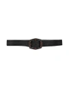 Dsquared2 Man Belt Black Size 39.5 Leather In Black
