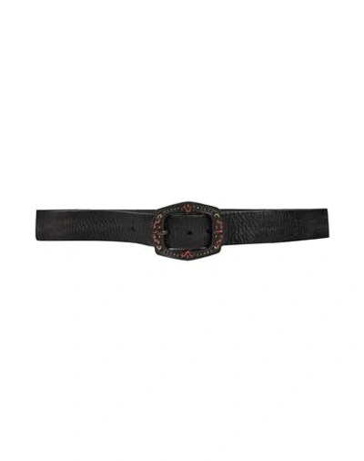 Dsquared2 Man Belt Black Size 39.5 Leather