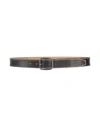 Dsquared2 Man Belt Black Size 38 Leather In Black