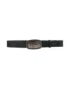 Dsquared2 Man Belt Black Size 38 Leather In Black