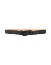 Dsquared2 Man Belt Black Size 39.5 Calfskin In Black