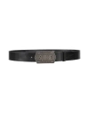 Dsquared2 Man Belt Black Size 39.5 Cowhide In Black