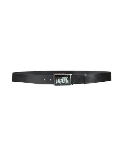Dsquared2 Man Belt Black Size 39.5 Leather