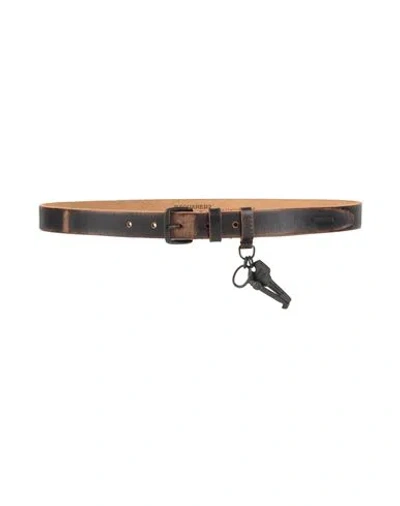 Dsquared2 Man Belt Black Size 39.5 Leather