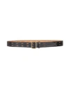 Dsquared2 Man Belt Black Size 39.5 Leather In Black