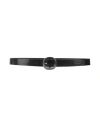Dsquared2 Man Belt Black Size 39.5 Leather In Black