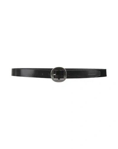 Dsquared2 Man Belt Black Size 39.5 Leather