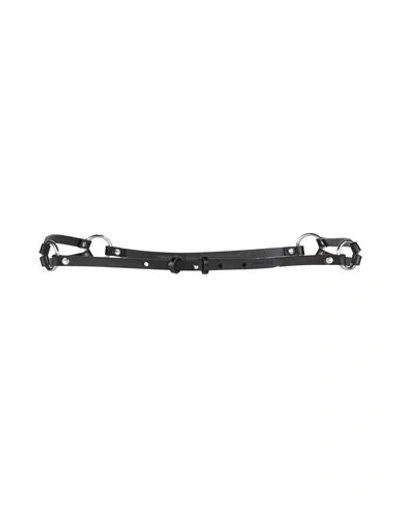 Dsquared2 Man Belt Black Size 39.5 Leather