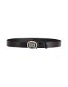 Dsquared2 Man Belt Black Size 39.5 Leather In Black