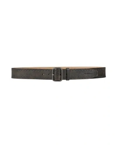 Dsquared2 Man Belt Black Size 39.5 Soft Leather