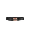 Dsquared2 Man Belt Black Size 42 Soft Leather In Black