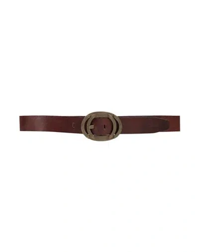 Dsquared2 Man Belt Brown Size 36 Leather