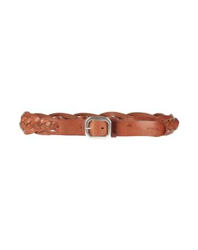 Dsquared2 Man Belt Brown Size 42 Leather