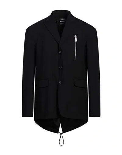 Dsquared2 For Manchester City Limited Edit Man Blazer Black Size 42 Virgin Wool, Elastane, Polyamide