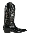 Dsquared2 Man Boot Black Size 9 Leather In Black