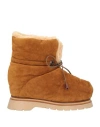Dsquared2 Man Boot Camel Size 13 Soft Leather In Beige