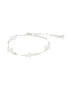 Dsquared2 Man Bracelet Silver Size - Brass, Natural Resin, Silver