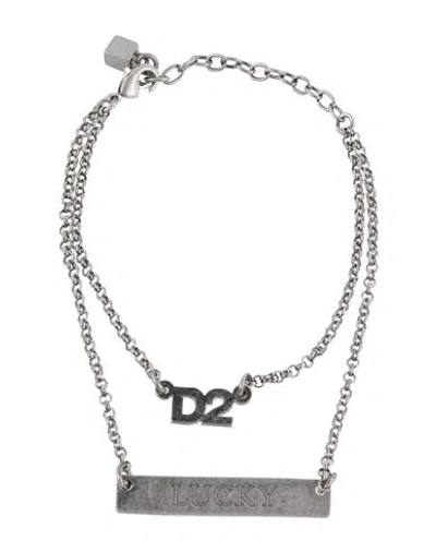 Dsquared2 Man Bracelet Silver Size - Metal