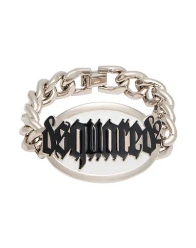 Dsquared2 Man Bracelet Silver Size L Metal