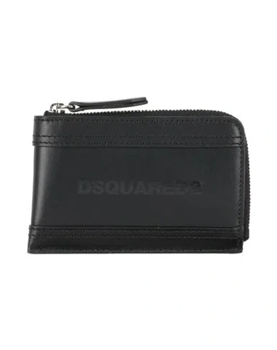 Dsquared2 Man Cardholder Black Size - Leather
