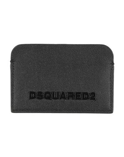 Dsquared2 Man Cardholder Black Size - Leather