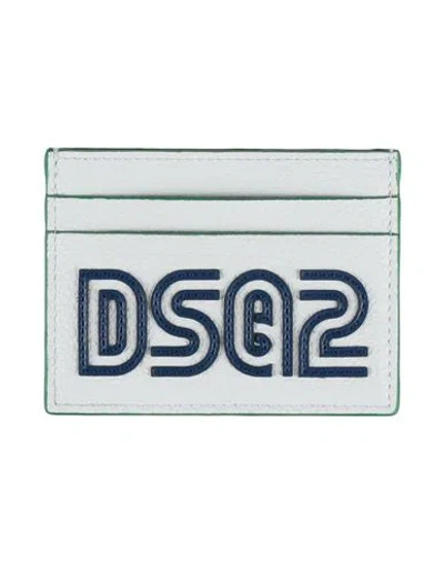 Dsquared2 Man Cardholder White Size - Leather