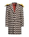 Dsquared2 Man Coat Beige Size 38 Acrylic, Polyester, Wool, Virgin Wool, Polyamide In Beige