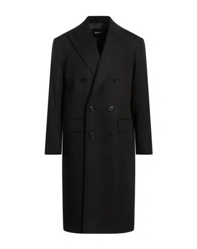 DSQUARED2 DSQUARED2 MAN COAT BLACK SIZE 40 VIRGIN WOOL