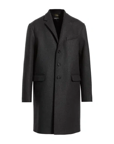 DSQUARED2 DSQUARED2 MAN COAT CHARCOAL SIZE 42 WOOL, POLYAMIDE, ELASTANE