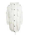 Dsquared2 Man Coat White Size 42 Cotton, Elastane In White