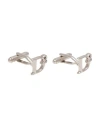Dsquared2 Man Cufflinks And Tie Clips Silver Size - Metal In Silver