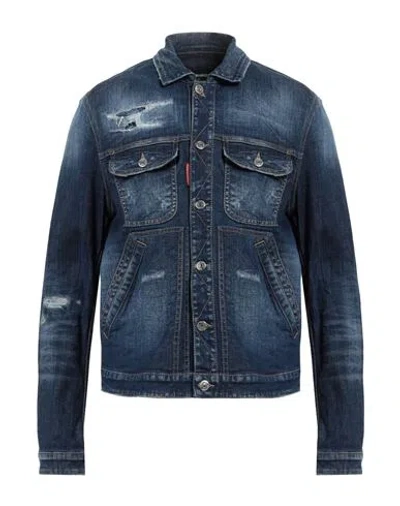 Dsquared2 Denim Outerwear In Blue