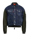 Dsquared2 Aviator Hybrid Bomber Navy Blue In Blue