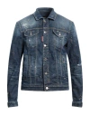 Dsquared2 Men Blue Denim Jacket In Blue