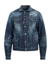 Dsquared2 Dan Jean Jacket With Destroyed Effect In Blue