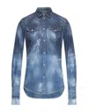 Dsquared2 Denim Shirts In Blue