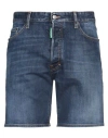 Dsquared2 Logo-patch Denim Short In Blue
