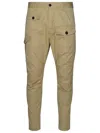 DSQUARED2 DSQUARED2 BEIGE COTTON CARGO trousers MAN