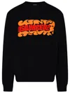 Dsquared2 Logo Printed Crewneck Sweatshirt In Black