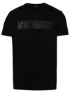 Shop Dsquared2 Black Cotton T-shirt Man