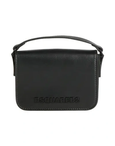 Dsquared2 Man Handbag Black Size - Leather