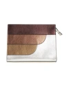 Dsquared2 Man Handbag Silver Size - Leather In Silver