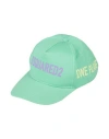 Dsquared2 Man Hat Acid Green Size Onesize Cotton