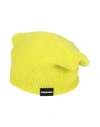 Dsquared2 Man Hat Acid Green Size Onesize Wool