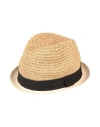 Dsquared2 Man Hat Beige Size L Cellulose In Beige