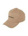 Dsquared2 Man Hat Beige Size Onesize Cotton