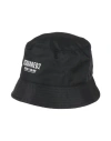 Dsquared2 Man Hat Black Size M Polyamide In Black